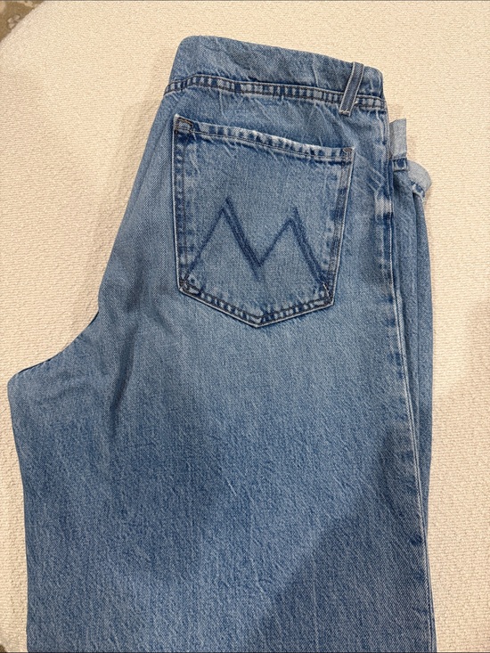 MOTHER Denim - MOTHER The Tucked Under High Waist Spinner - light blue